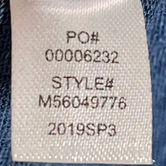 Vince Men's Slim Fit Linen & Cotton T-Shirt - Heathered Blue - L - Picture 8 of 10